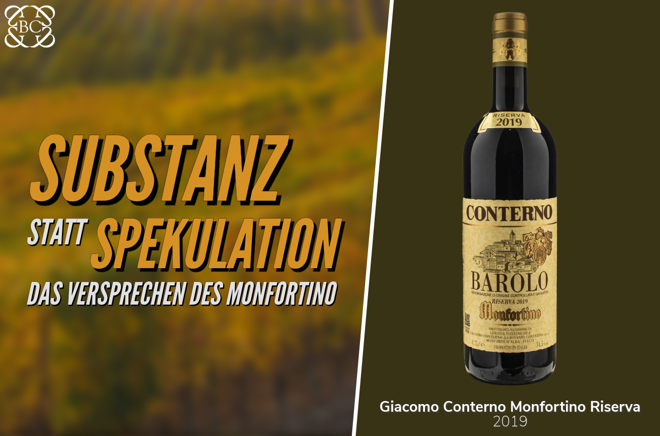 Substance over speculation - the promise of Monfortino